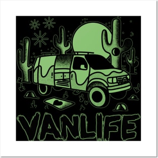 Vanlife in the dark. Posters and Art